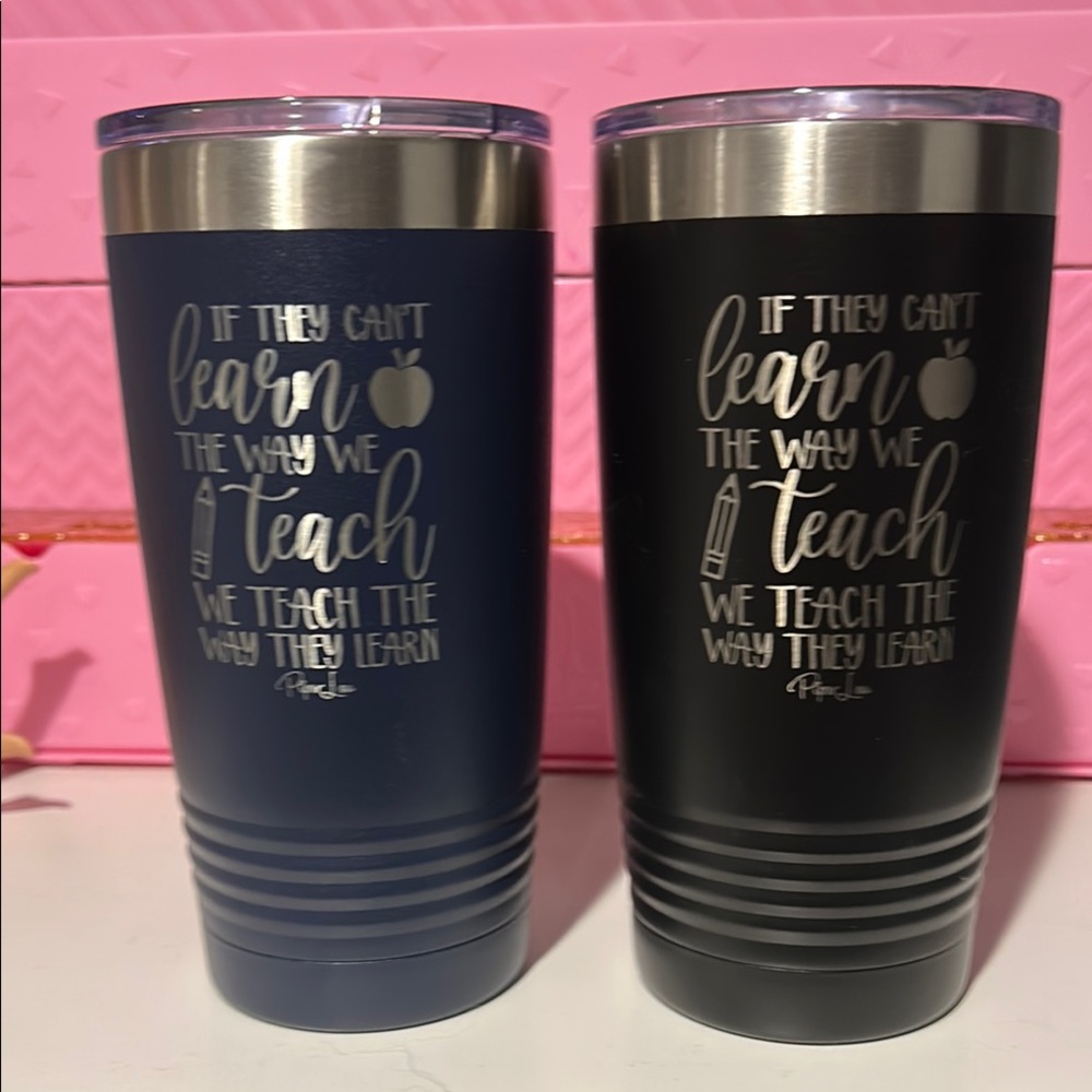 Piper Lou Teachers stainless Steal Tumbler   Choose Navy or  Black